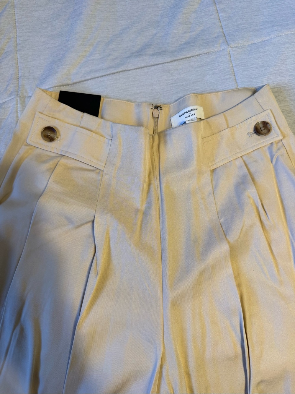 Pleated women’s dress Pants in Beige - banana republic NWT